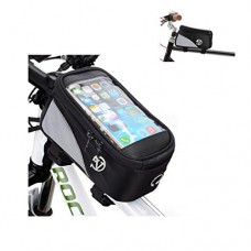 Bicycle Triangle Frame Bag Cycling Pouch Pocket Keys Gears Phone Bag Smartphone Cover for LG Stylus 3/Stylo 3/Tribute HD/U/Stylo 2 V/V20/X Power/Skin/X5/G5/Stylus 2 - B0721W5SD8